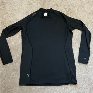 Wed’ze Oxylane Mock Neck Winter Sport Ski Snowboard base layer Sz M